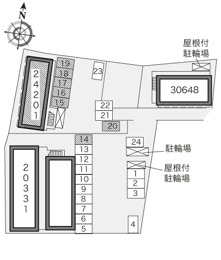 ★手数料０円★小田原市久野　月極駐車場（LP）